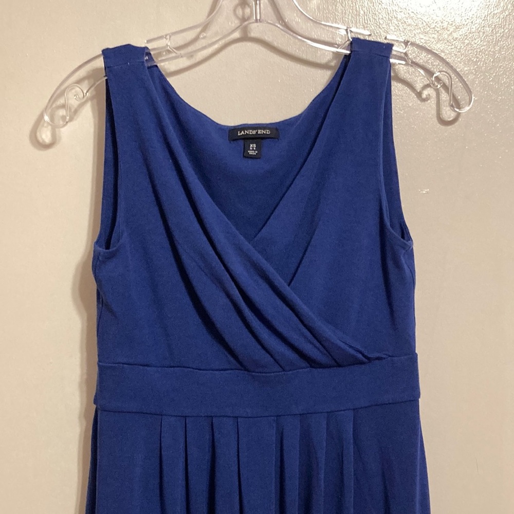 Lands’ End Women’s Royal Blue Sleeveless Dress (size 2-4)